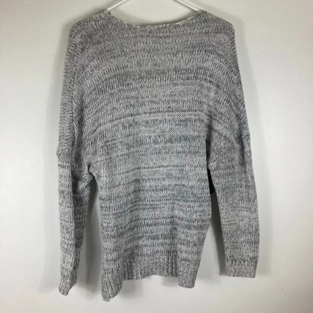 Womens Aeon Hayden Cross Over Sweater‎ Gray M